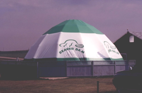 Inflatable Buildings and Tents 40' enclosed tent